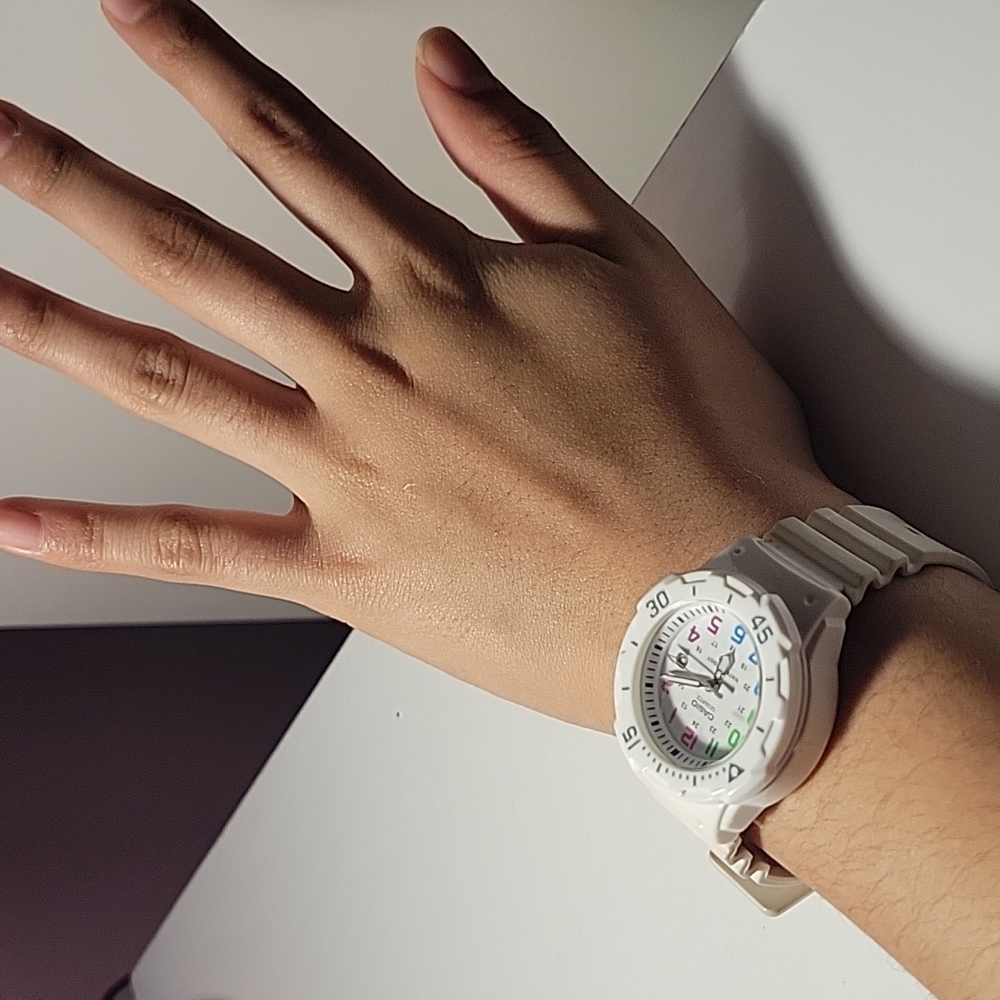 Casio white watch